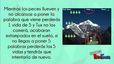 Tutorial del juego tux typing 2