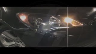 2010-12 Genesis Coupe Headlights Bathurst Black w/ LED Angel Eyes and 5000K HIDs