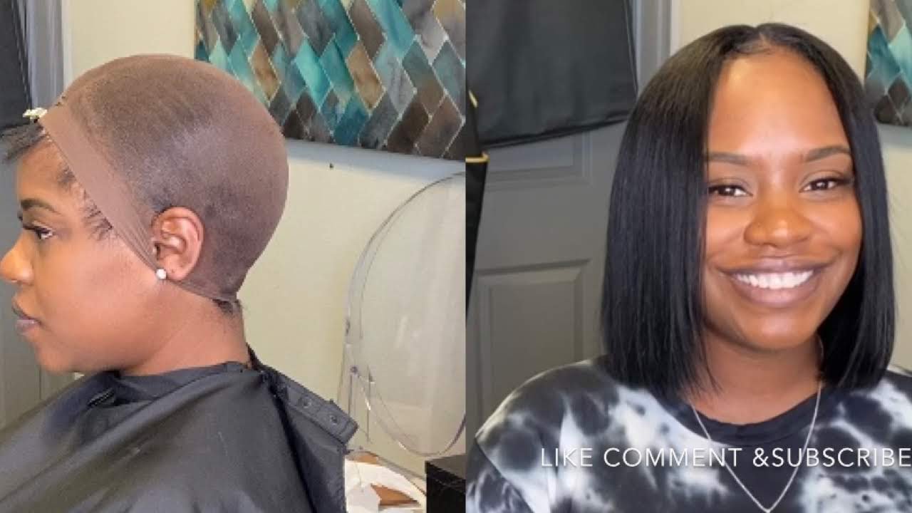 Book our quickweave bob special with hair included with any custom cut of  your choice. This look is also available as a sew in with bun... | Instagram