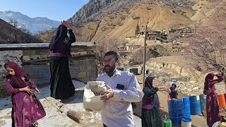 snow whiteness and warmth of a family; What happened in Muhammad's house today?