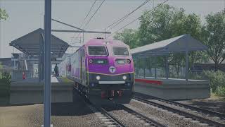 Train Sim World 5 PS5 Boston Sprinter Operating MBTA Commuter Rail Train 809 to Providence Part 2