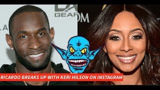 KERI HILSON: Ex-Seahawks Player Ricardo Lockette BREAKS UP With KERI HILSON on IG, Biggest L 2017?