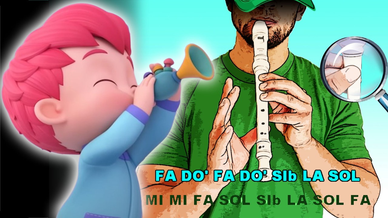 Buenos Días - Bebefinn | Flauta Fácil | Tutorial | Cover | Karaoke