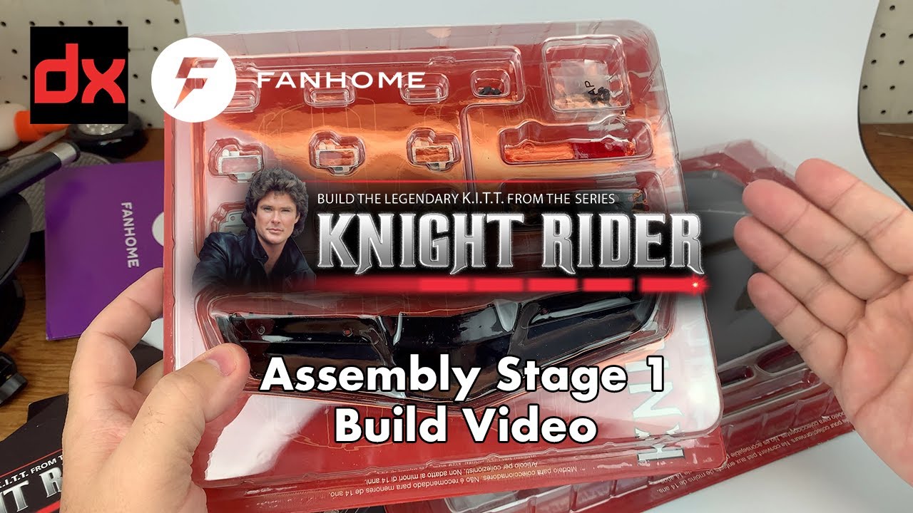 Fanhome Knight Rider K.I.T.T. Assembly Stage 1 build - CollectionDX ...