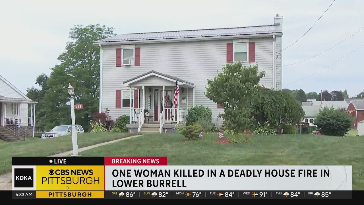 Oner person reportedly dead in house fire in Westmoreland County - YouTube
