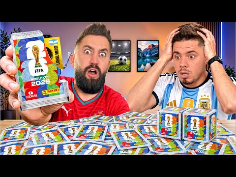 OPENING 3100 STICKERS FOR THE PANINI FIFA WORLD CUP 2026 ALBUM WITH @CostiMax