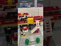 LEGO Airport Shuttle monorail comparison to mini display model. Set 6399 #legoaddict #shorts