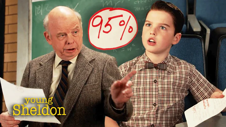 Sheldon’s Fit Over His First Bad Grade | Young Sheldon