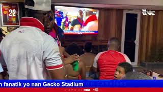 Ayiti Vs Ekòs: Reyaksyon fanatik yo nan Gecko Stadium