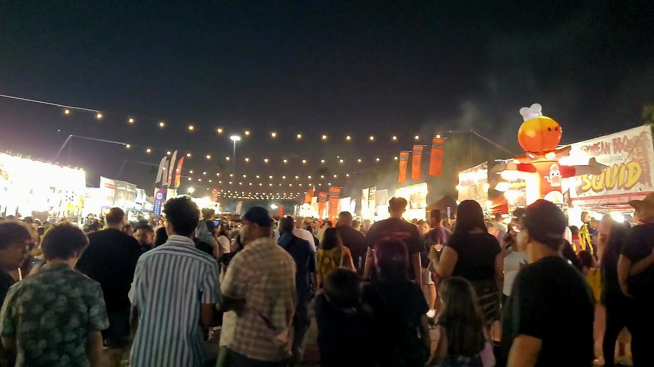 Labor day weekend at the 626 Asian Night Market in Arcadia California