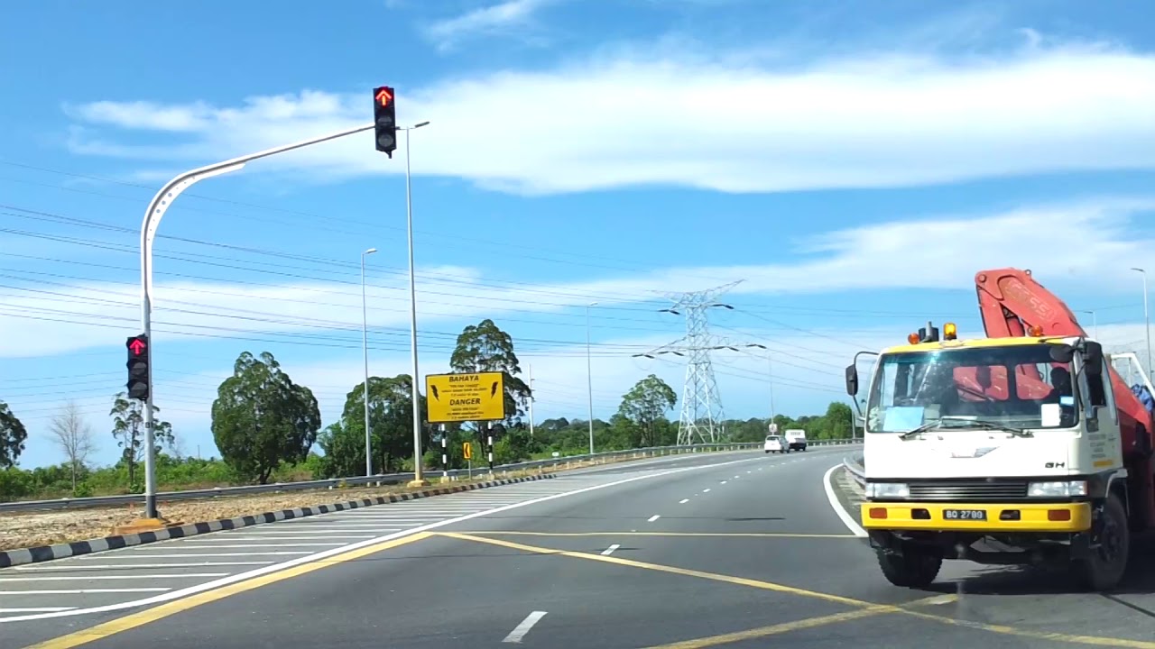 Miri Sarawak to Bandar Seri Begawan Brunei town (time lapse) & city tour on bicycle