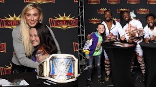 Wwe Wrestlemania 35 Aess Vlog Meeting Charlotte Flair, New Day And Wwe Superstars