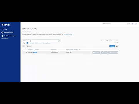 How to create a new email account on cPanel