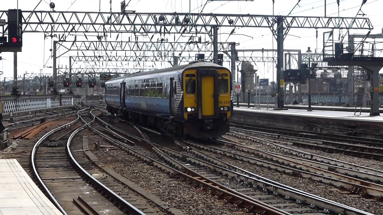 ScotRail 156430 arrives at Glasgow Central (31/5/14)