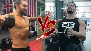 Jason Momoa VS Roman Reigns Which One Kills It In The Gym Harder