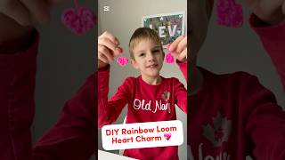 Rainbow Loom Heart Charm| Easy Rainbow Loom Heart with a Peg #levinthelab #kidsvideos #rainbowloom