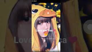 love you Lisa Black bink😊😆😍