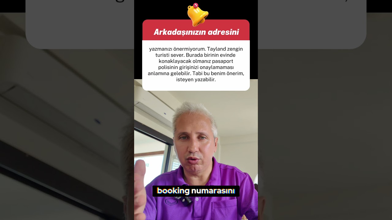 TDAC dijital varış formuna arkadaşınızın adresini yazarsanız ne olur? hangi oteli nasıl yazmalısın
