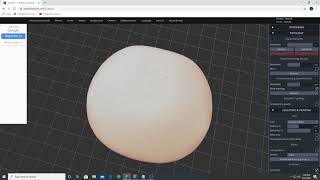 Very Basic hard surface modeling using sculptGL (online free sculpting software)