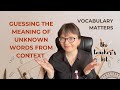 Creating activities to help students guess the meaning of unknown words from context