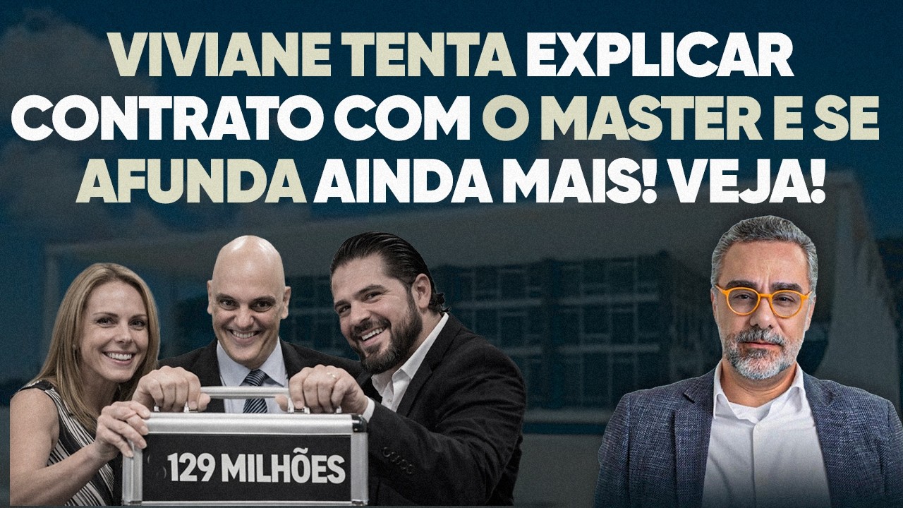 🚨 Esposa de Moraes se AFUNDA ao tentar explicar contrato com o Master! Veja!