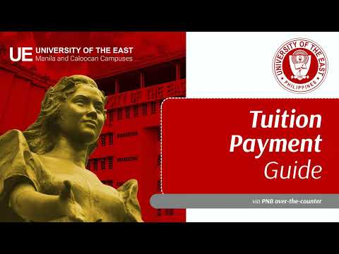 UE Payment Procedure via PNB Over-the-Counter Transaction