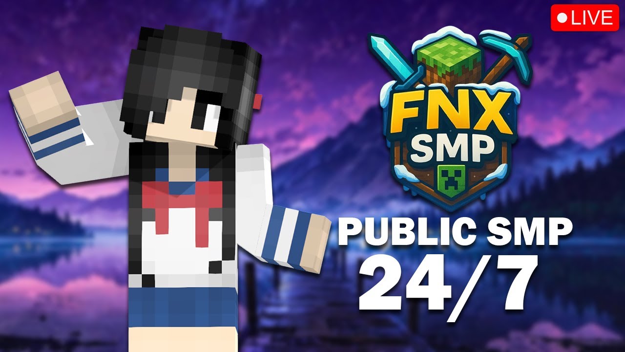 Minecraft Smp Live Sticker MINECRAFT SMP LIVE || PUBLIC SMP 24/7 JAVA + BEDROCK | FREE TO JOIN # ...