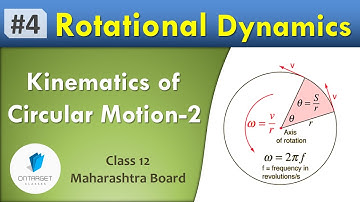 Kinematics of Circular Motion - 2 | Rotational Dynamics | Class 12 | Maharashtra Board in Hindi
