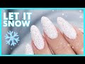 LET IT SNOW ❄️ Nail Art  • Dip or Pour?🤔 Quick Design