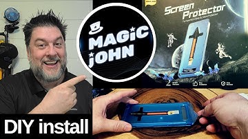 Magic John cell phone screen protector install on S24 Ultra. The easiest cell phone screen install