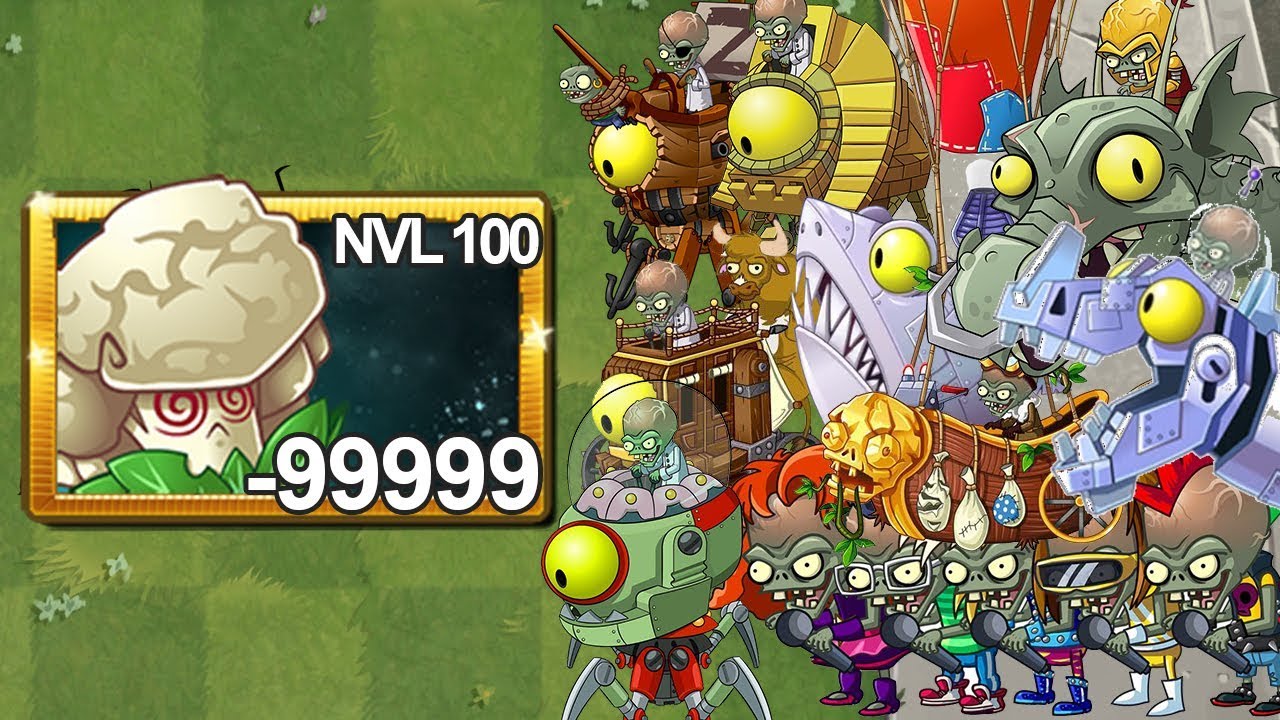 Plants Vs Zombies 2 Colipoder Nivel 100 Vs Todos Los Zombots