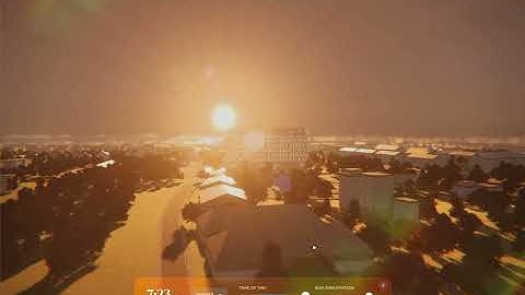 Ultimate Lens Flare for Threejs WebGPU Version - Architecture Visualization