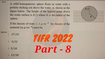 TIFR GS-2022  PHYSICS Solution|Part-08|PHYSICS GALAXY|lnt.PhD physics question with Solution|