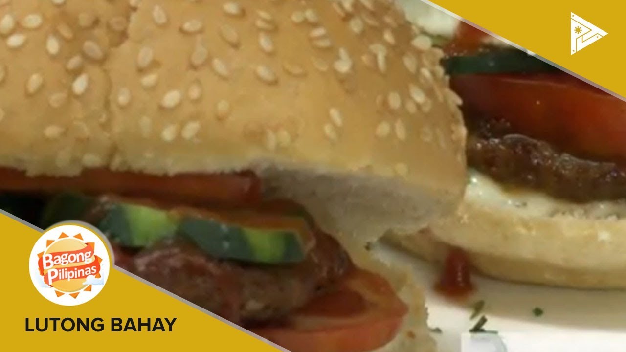 LUTONG BAHAY Burger patty YouTube