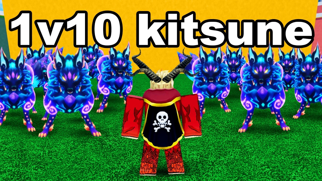 10 Kitsune's VS 1 ADMIN!