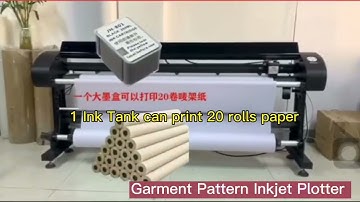 2200mm Large Format Auto Paper Feed Inkjet Plotter For Garment Apparel Pattern