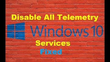 Disable all windows telemetry services using O&O ShutUp10:Free antispy tool for Windows 10