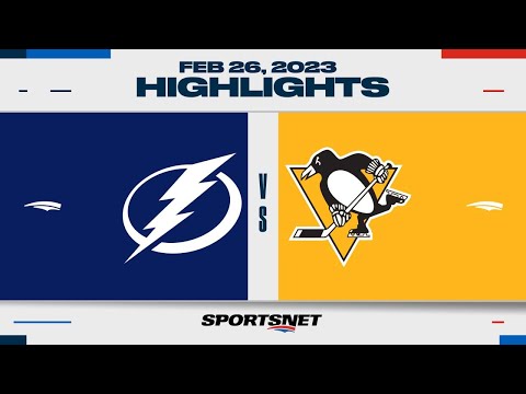 NHL Highlights | Lightning vs. Penguins - February 26, 2023