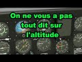 Fs2020  explication des diffrentes altitudes qnh qfe qne