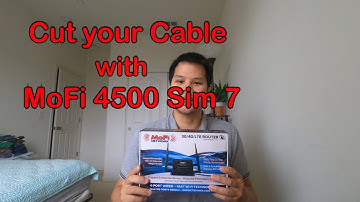Cut the Cord! MofI 4500 Sim 7 unboxing and test on T-Mobile Band 71 for free home internet.