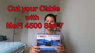 Cut the Cord! MofI 4500 Sim 7 unboxing and test on T-Mobile Band 71 for free home internet.