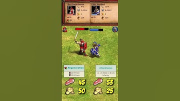 Jian Swordsman vs Elite Huskarl | Wu vs Goths | The Three Kingdoms | AoE2 #Shorts