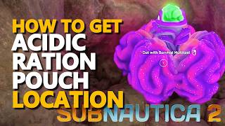 How to get Acidic Ration Pouch Location Subnautica 2