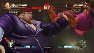 SSF4AE 2013 - Dan (thatcowhater) Vs Rufus (DoomCow234)