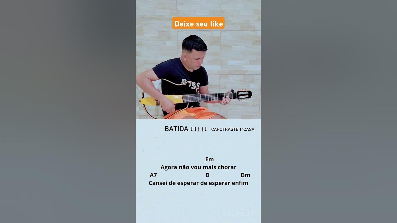 COMO TOCAR NO VIOLÃO SIMPLIFICADA - Só vou gostar de quem gosta de mimCanção de Roberto Carlos ‧