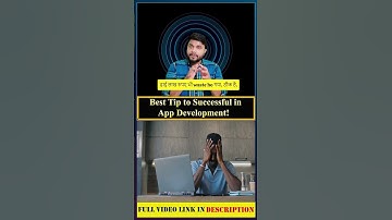 Best Tip to Successful in App Development! #app #shorts