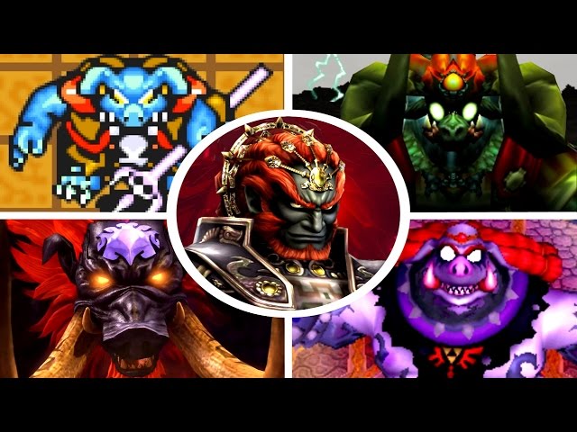 Evolution of Ganon Battles in Zelda Games (1986-2017) - YouTube
