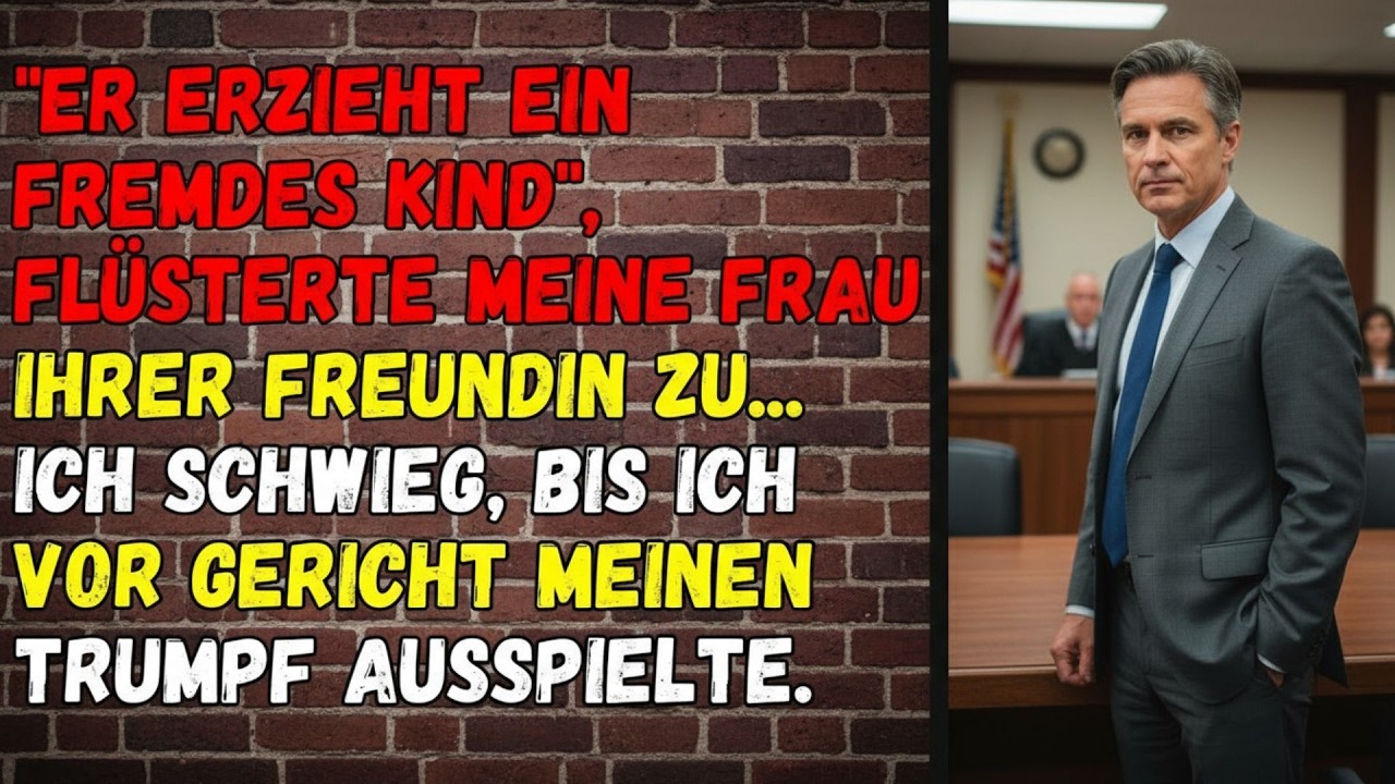 🦋„Er zieht das Kind eines anderen groß , flüsterte meine Frau ihrer Freundin zu    Ich schwieg,🦋