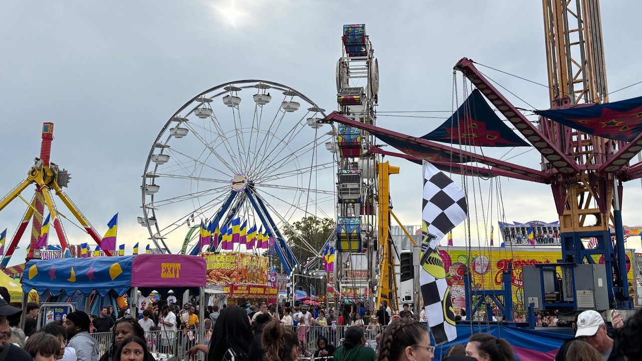 Strawberry Festival 2025, Plant City Florida #fair #carnival Deggeller Attractions