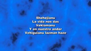 Shehejianu - Jonathan Settel - Album Amén chords